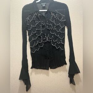 NY collection
Elegant Black Women's Top Size L